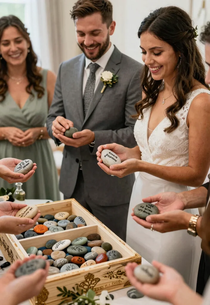 12 Christian Wedding Ceremony Ideas for Meaningful Faith-Filled Moments - 11. Blessing Stones 1