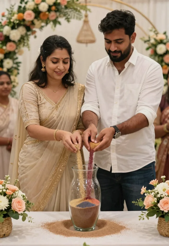 12 Christian Wedding Ceremony Ideas for Meaningful Faith-Filled Moments - 12. Sand Ceremony 1