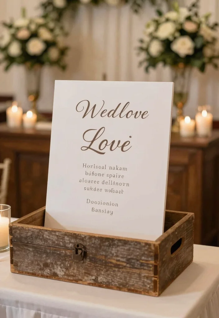 12 Christian Wedding Decoration Ideas for Elegant Sacred Ceremony Style - 12. Charitable Touches 1