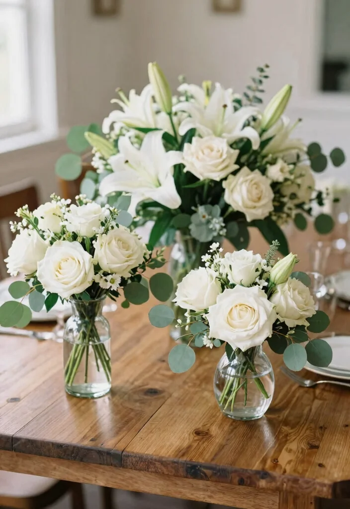 12 Christian Wedding Decoration Ideas for Elegant Sacred Ceremony Style - 2. Elegant Floral Arrangements 1