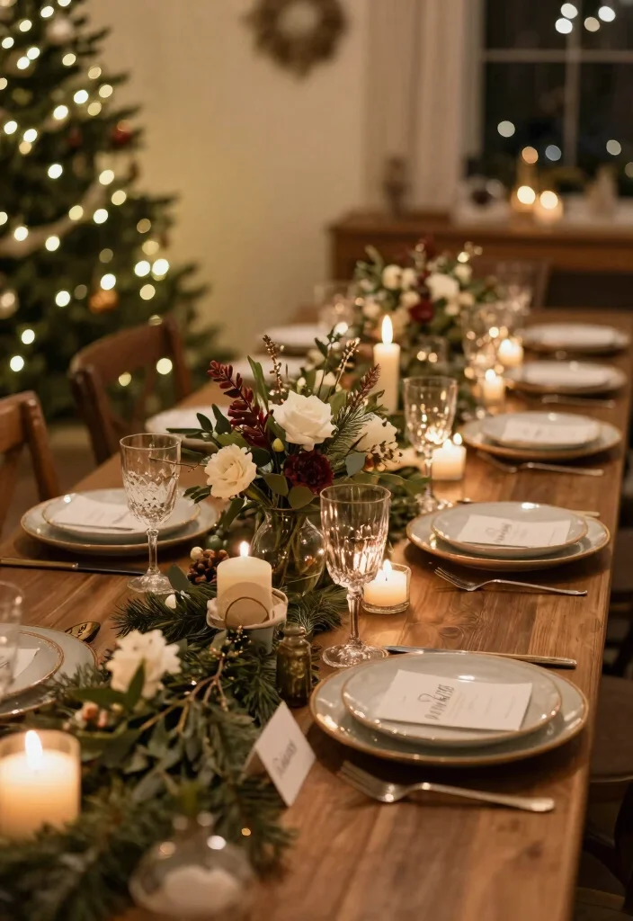 12 Christmas Bridal Shower Ideas for Festive Cozy Holiday Ready Decor - 12. Beautifully Coordinated Tablescapes 1