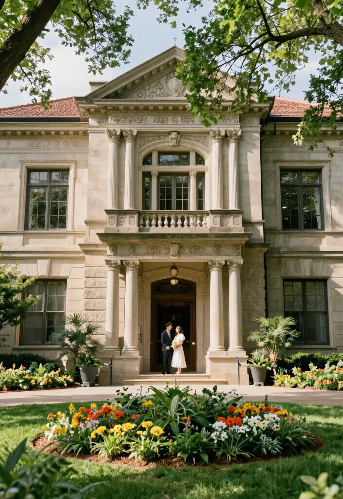 12 Courthouse Elopement Ideas for Simple Romantic and Effortless Weddings - 1. Choose a Unique Courthouse Location 1
