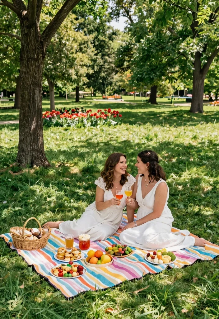 12 Courthouse Elopement Ideas for Simple Romantic and Effortless Weddings - 5. Celebrate with a Post-Ceremony Picnic 1