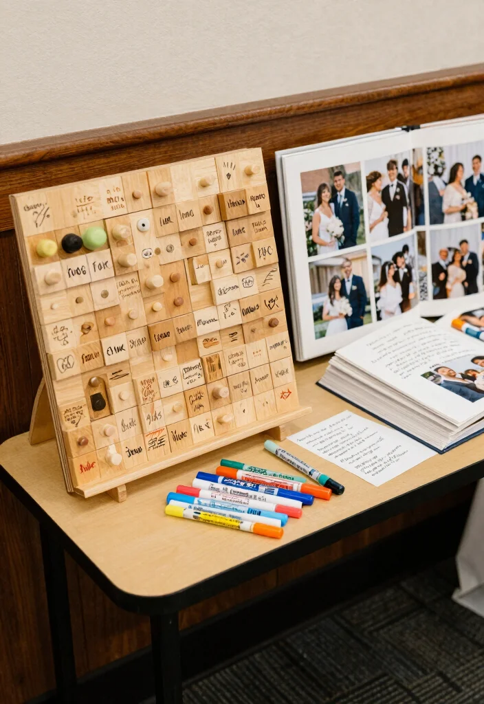 12 Courthouse Elopement Ideas for Simple Romantic and Effortless Weddings - 7. Creative Guestbook Ideas 1