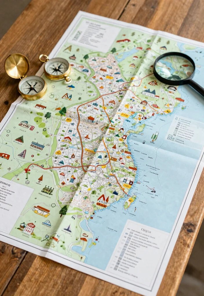 12 Destination Wedding Welcome Bag Ideas for Travel Friendly Guest Treats - 4. Custom Travel Maps 1