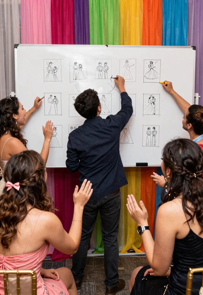 12 Easy Bridal Shower Games for Simple Quick and Laugh Filled Moments - 8. Wedding Pictionary 1