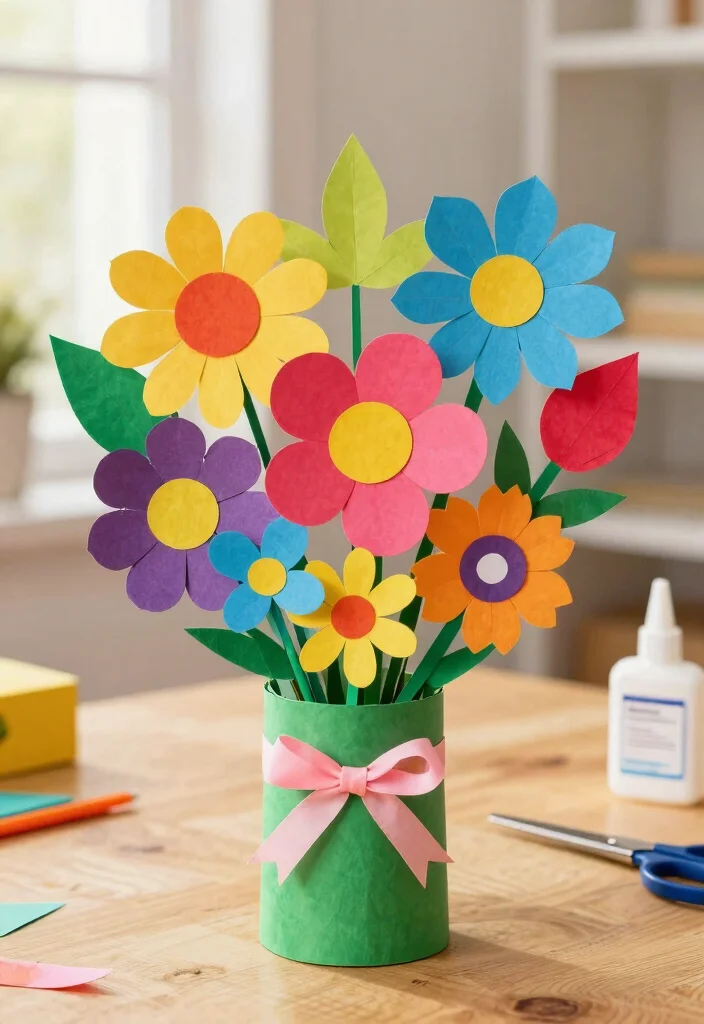 12 Eco-Friendly Valentine's Bouquet Ideas for Romantic, Sweet, and Gift-Ready Designs 100 12 Eco-Friendly Valentine's Bouquet Ideas for Romantic, Sweet, and Gift-Ready Designs - 10. Handmade Paper Flower Bouquet 1