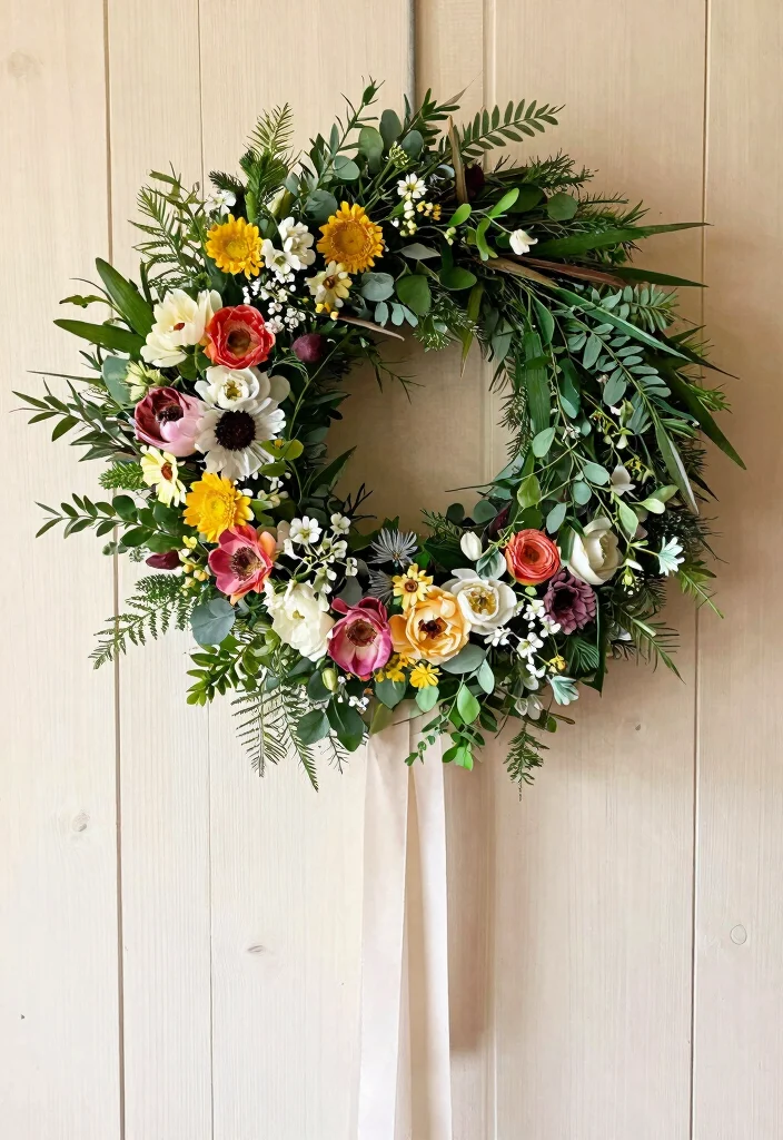 12 Eco-Friendly Valentine's Bouquet Ideas for Romantic, Sweet, and Gift-Ready Designs 111 12 Eco-Friendly Valentine's Bouquet Ideas for Romantic, Sweet, and Gift-Ready Designs - 11. Floral Wreath Bouquet 1