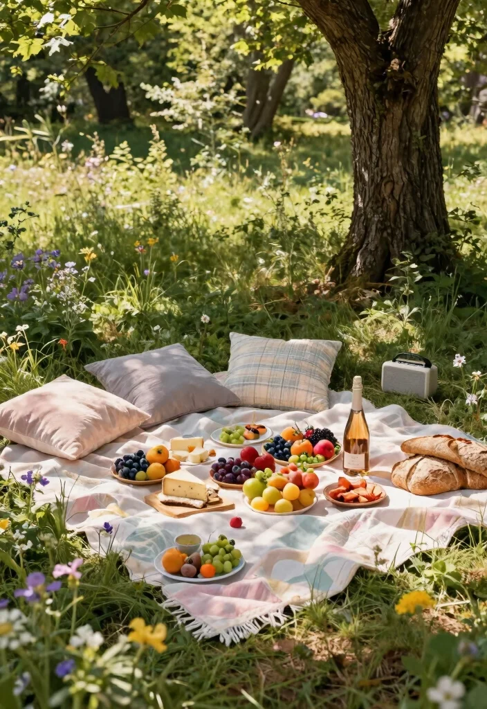12 Elopement Party Ideas for Intimate Sweet and Post Wedding Gatherings - 1. Adventure Picnic in the Woods 1