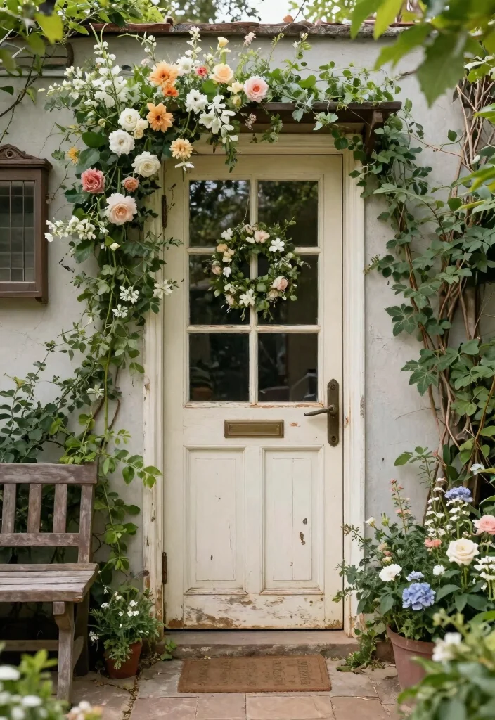 12 Engagement Backdrop Ideas to Elevate Your Proposal or Party Setting - 6. Vintage Doorway 1