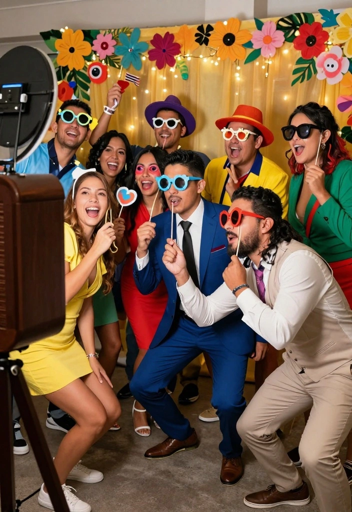 12 Fun Wedding Reception Ideas for Energetic Interactive Celebrations - 1. Interactive Photo Booth 1