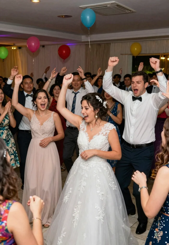 12 Fun Wedding Reception Ideas for Energetic Interactive Celebrations - 11. Surprise Flash Mob 1