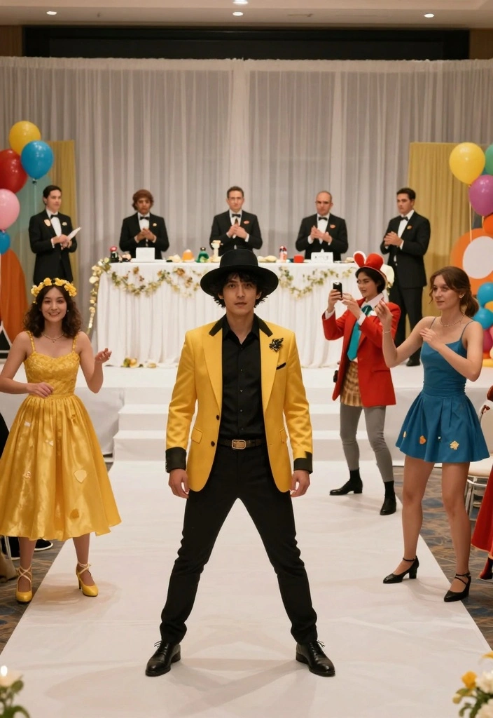 12 Fun Wedding Reception Ideas for Energetic Interactive Celebrations - 6. Themed Costume Contest 1