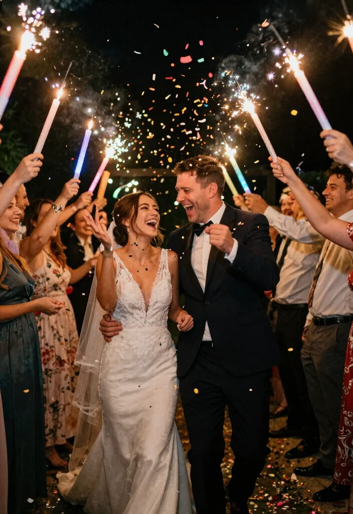 12 Humorous Wedding Ideas for Lighthearted Joyful and Playful Celebrations - 12. Creative Send-Off Ideas 1