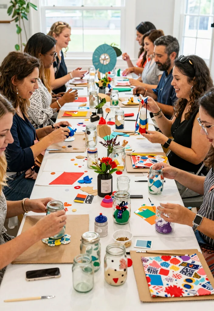 12 Interactive Bridal Shower Activity Ideas for Engaging Guest Focused Fun - 5. Upcycled Craft Station 1
