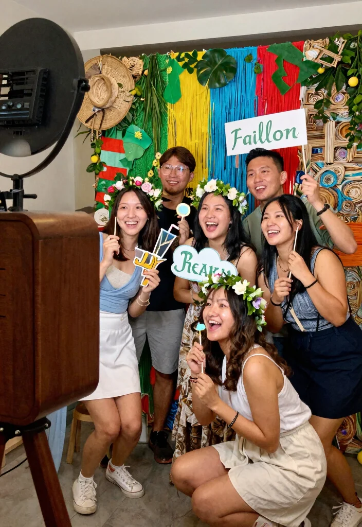 12 Interactive Bridal Shower Activity Ideas for Engaging Guest Focused Fun - 8. Eco-Friendly Photo Booth 1