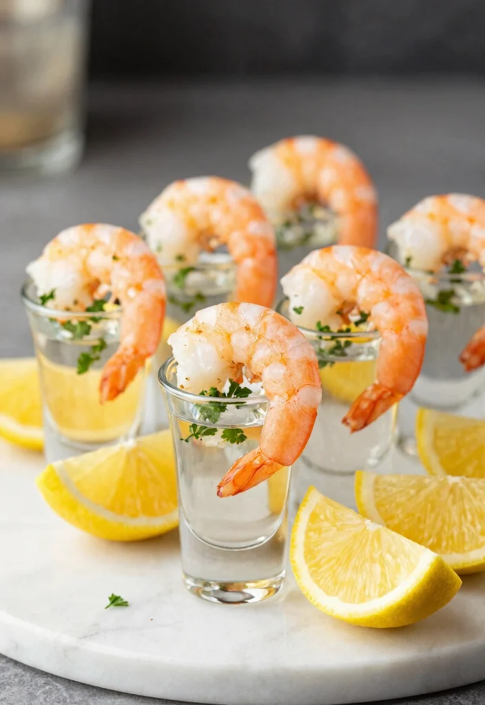 12 Low Cost Wedding Appetizer Ideas for Affordable Tasty Party Snacks - 5. Shrimp Cocktail Shots 1