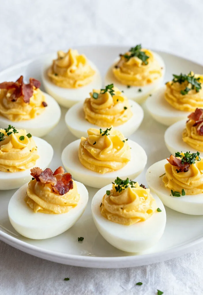 12 Low Cost Wedding Appetizer Ideas for Affordable Tasty Party Snacks - 6. Deviled Eggs with a Twist 1
