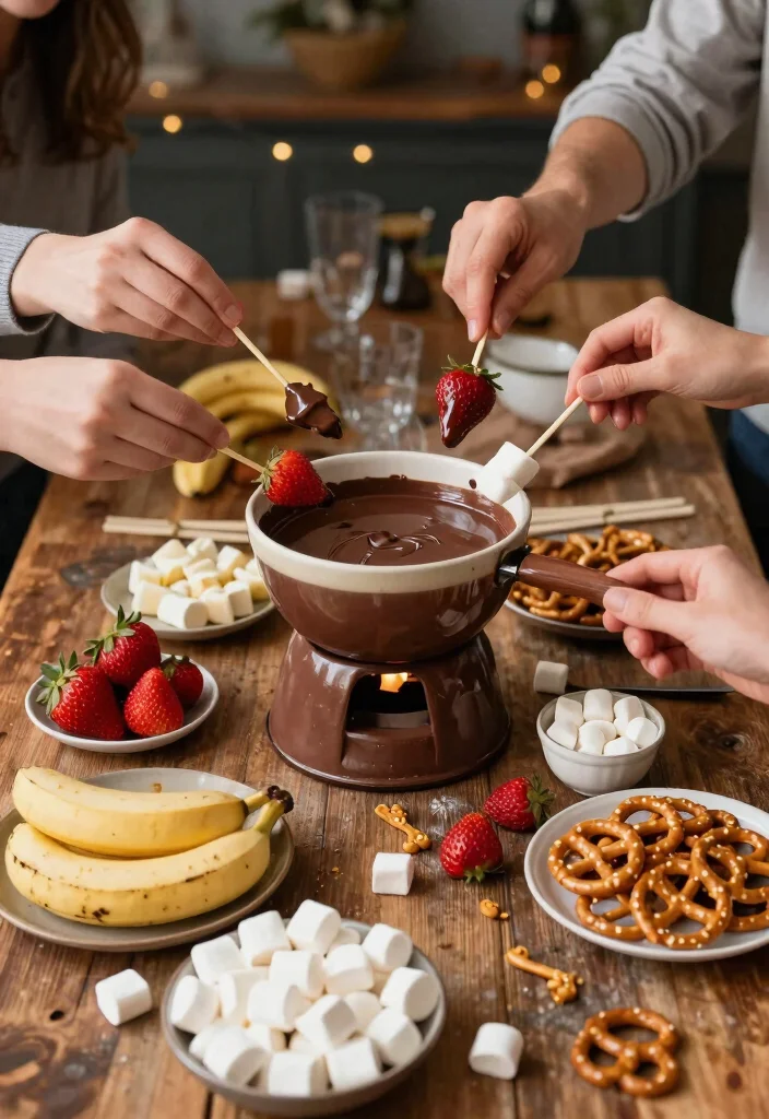 12 Rehearsal Dinner Menu Ideas for Delicious Easy and Guest Friendly Meals - 11. Chocolate Fondue 1