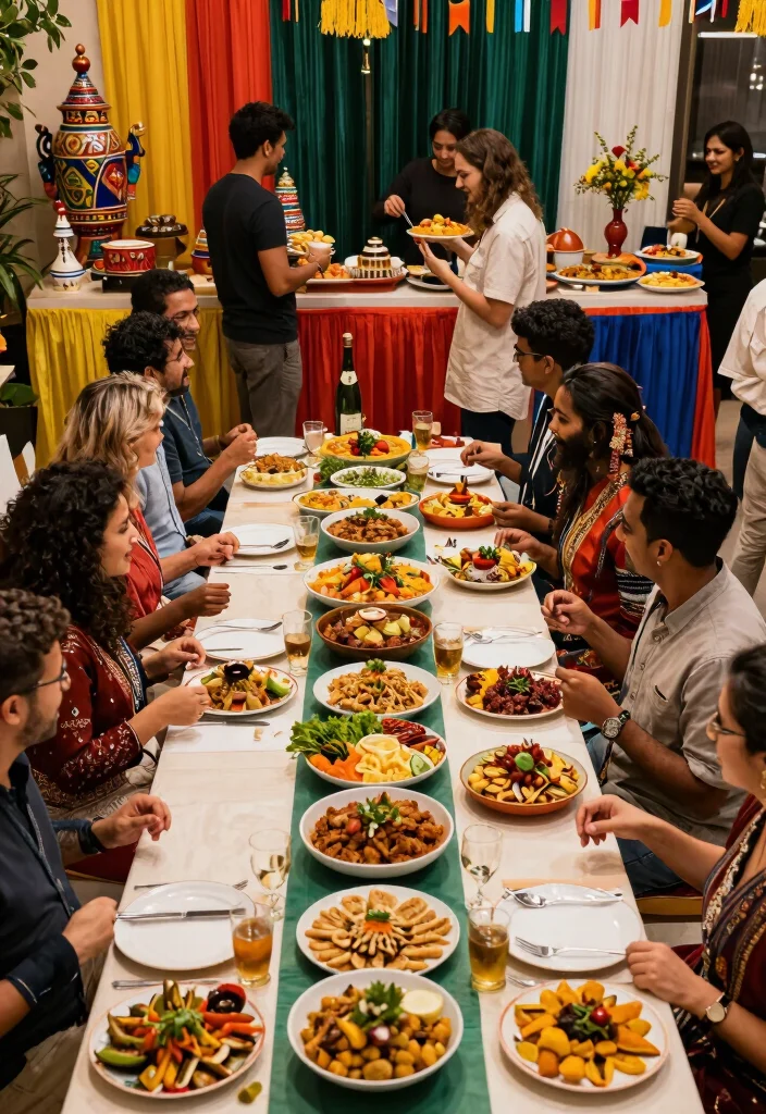 12 Rehearsal Dinner Theme Ideas for Stylish, Creative, and Stress-Free Events - 11. International Flavors Dinner 1