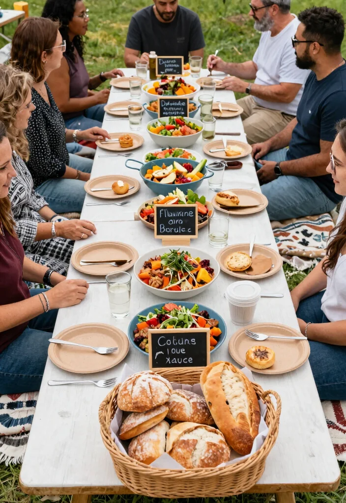 12 Rehearsal Dinner Theme Ideas for Stylish, Creative, and Stress-Free Events - 5. A Sustainable Potluck 1