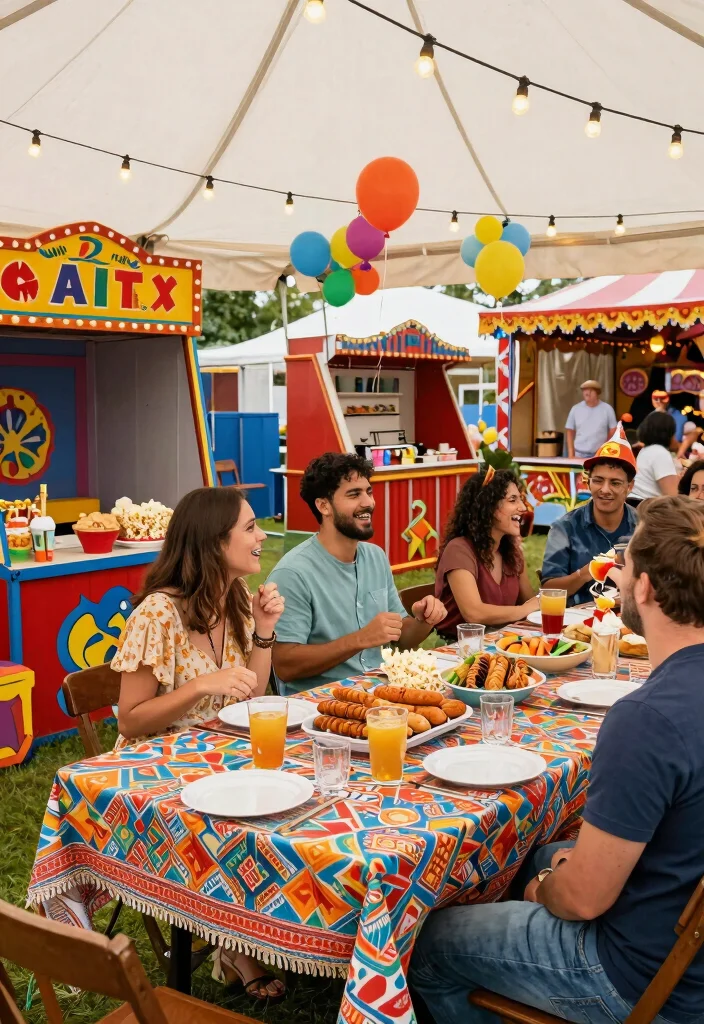 12 Rehearsal Dinner Theme Ideas for Stylish, Creative, and Stress-Free Events - 7. Whimsical Carnival Night 1