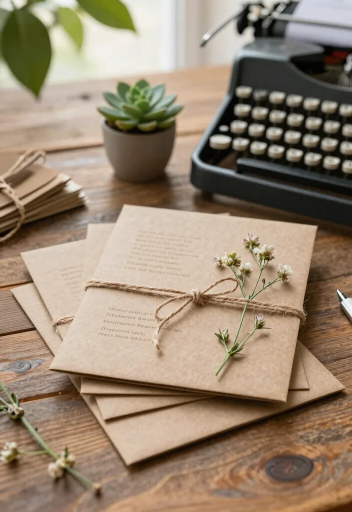 12 Simple Bridal Shower Ideas for Pretty Stress Free Celebration Planning 1 12 Simple Bridal Shower Ideas for Pretty Stress Free Celebration Planning - 1. Eco-Chic Invitations 1