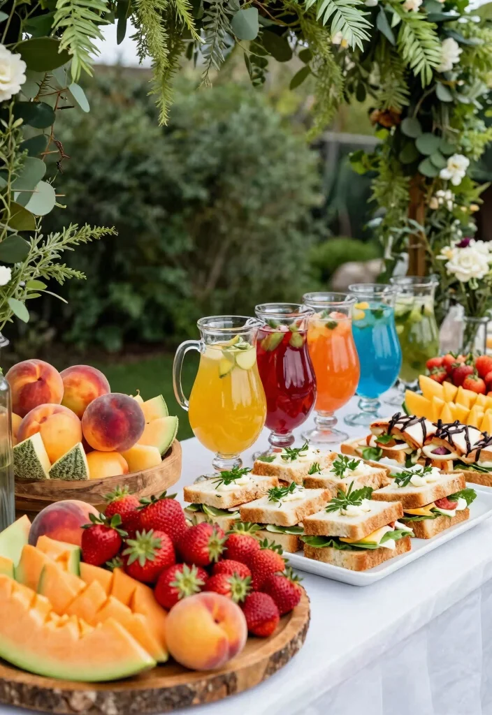 12 Simple Bridal Shower Ideas for Pretty Stress Free Celebration Planning 56 12 Simple Bridal Shower Ideas for Pretty Stress Free Celebration Planning - 6. Locally Sourced Refreshments 1