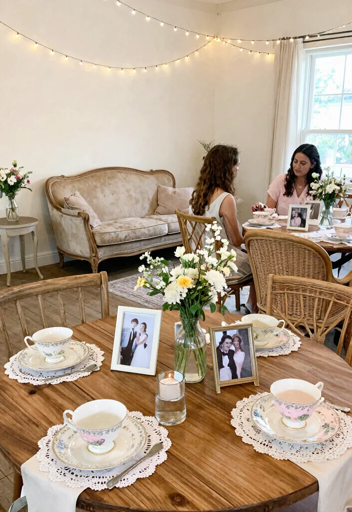 12 Simple Bridal Shower Ideas for Pretty Stress Free Celebration Planning 89 12 Simple Bridal Shower Ideas for Pretty Stress Free Celebration Planning - 9. A Vintage Touch 1