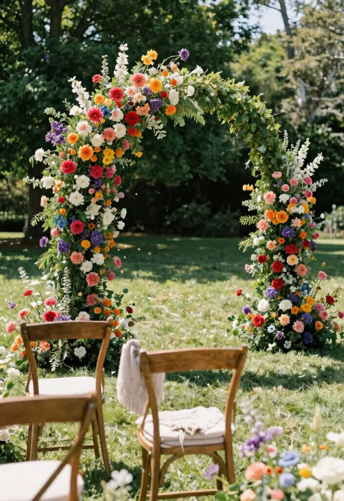 12 Simple Courthouse Wedding Ideas for Chic Minimal and Memorable Style - 3. Create an Outdoor Ceremony Space 1