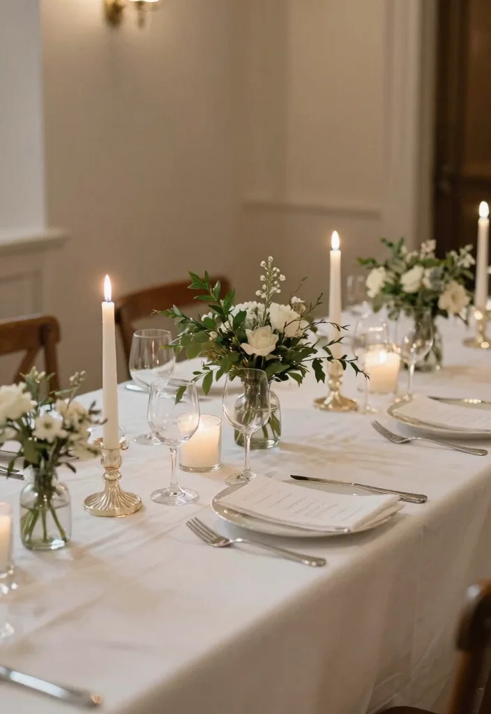 12 Simple Courthouse Wedding Ideas for Chic Minimal and Memorable Style - 7. Use Simple Yet Elegant Decor 1