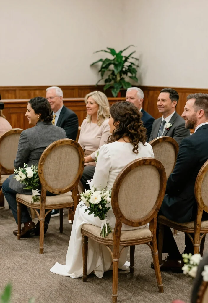 12 Small Courthouse Wedding Ceremony Ideas for Sweet Intimate Moments - 2. Intimate Seating Arrangements 1