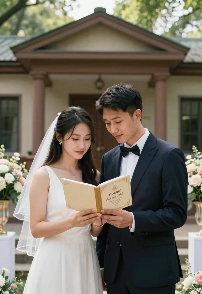 12 Small Courthouse Wedding Ceremony Ideas for Sweet Intimate Moments - 3. Personalized Vows and Sweet Keepsakes 1