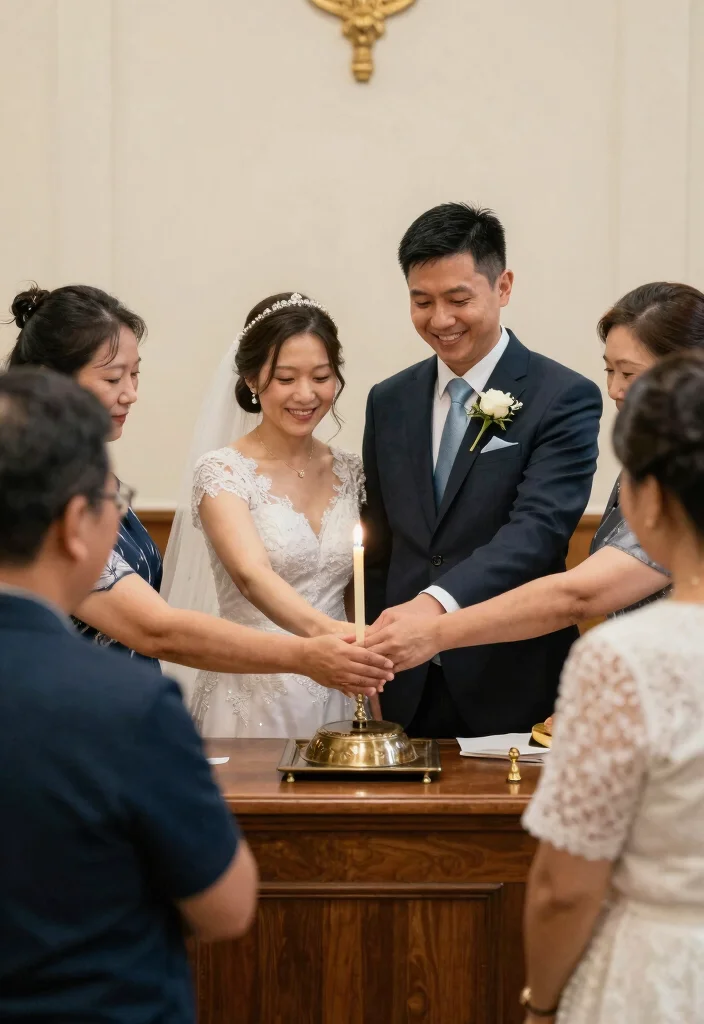 12 Small Courthouse Wedding Ceremony Ideas for Sweet Intimate Moments - 8. Incorporate Family Traditions 1