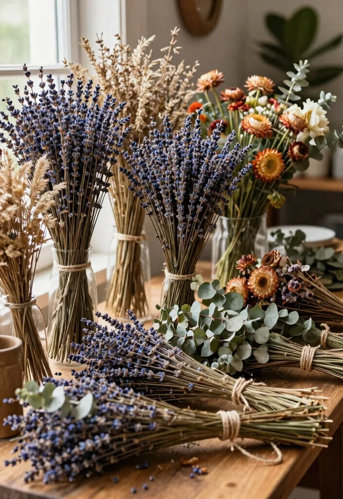 12 Toss Bouquet Ideas for Fun Lightweight and Wedding Ready Designs - 1. Dried Flower Toss Bouquet 1