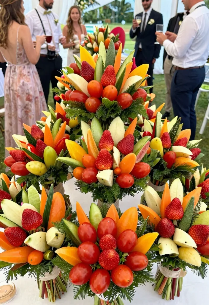 12 Toss Bouquet Ideas for Fun Lightweight and Wedding Ready Designs - 9. Edible Toss Bouquet 1