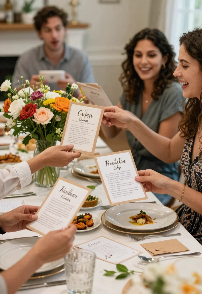 12 Unique Bridal Shower Game Ideas for Creative Fresh and Fun Activities - 10. Sustainable Recipe Swap 1