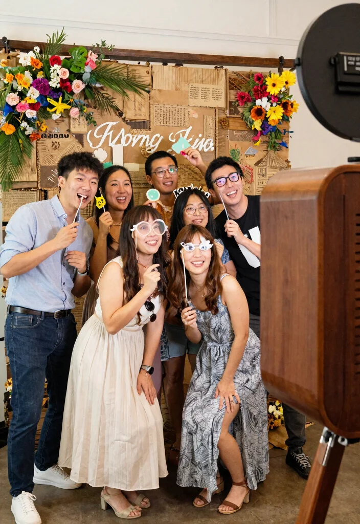 12 Unique Bridal Shower Game Ideas for Creative Fresh and Fun Activities - 8. Eco-Friendly Photo Booth 1