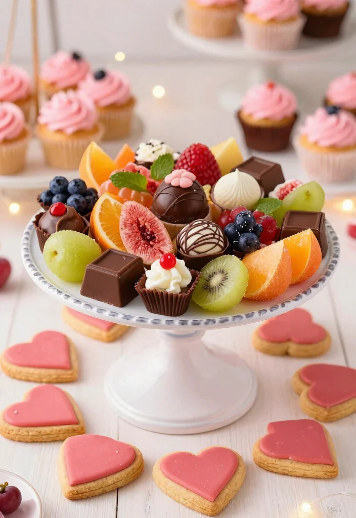 12 Valentines Table Centerpiece Ideas for Romantic and Sweet Dinner Decor - 4. Edible Centerpieces 1