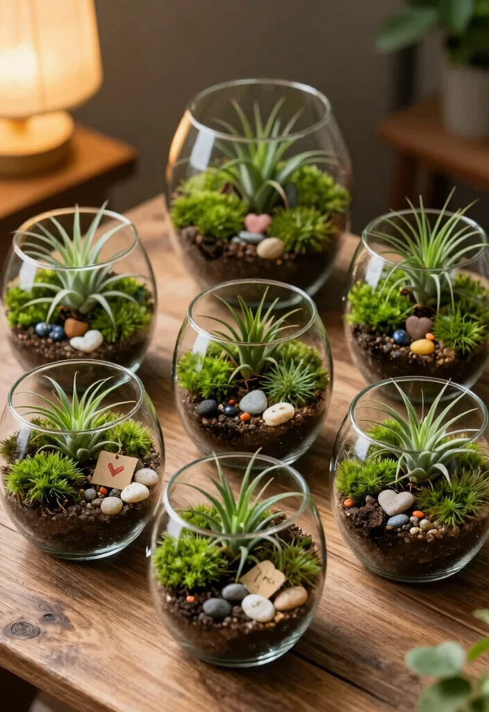 12 Valentines Table Centerpiece Ideas for Romantic and Sweet Dinner Decor - 7. DIY Terrariums 1