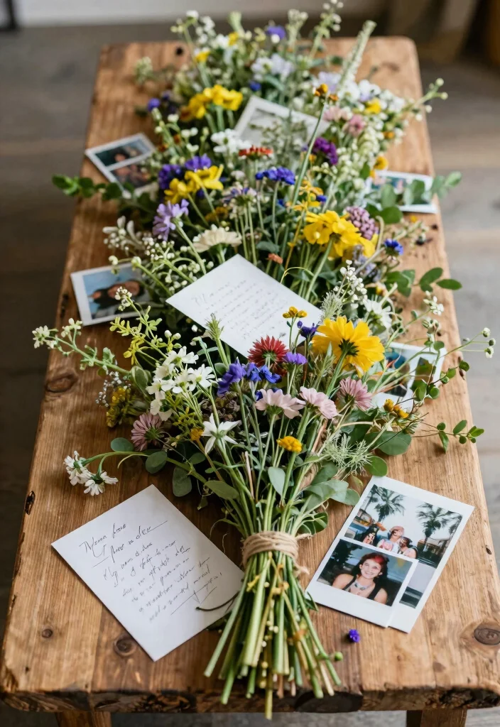 12 Valentines Table Centerpiece Ideas for Romantic and Sweet Dinner Decor - 9. Rustic Wood and Floral Combo 1