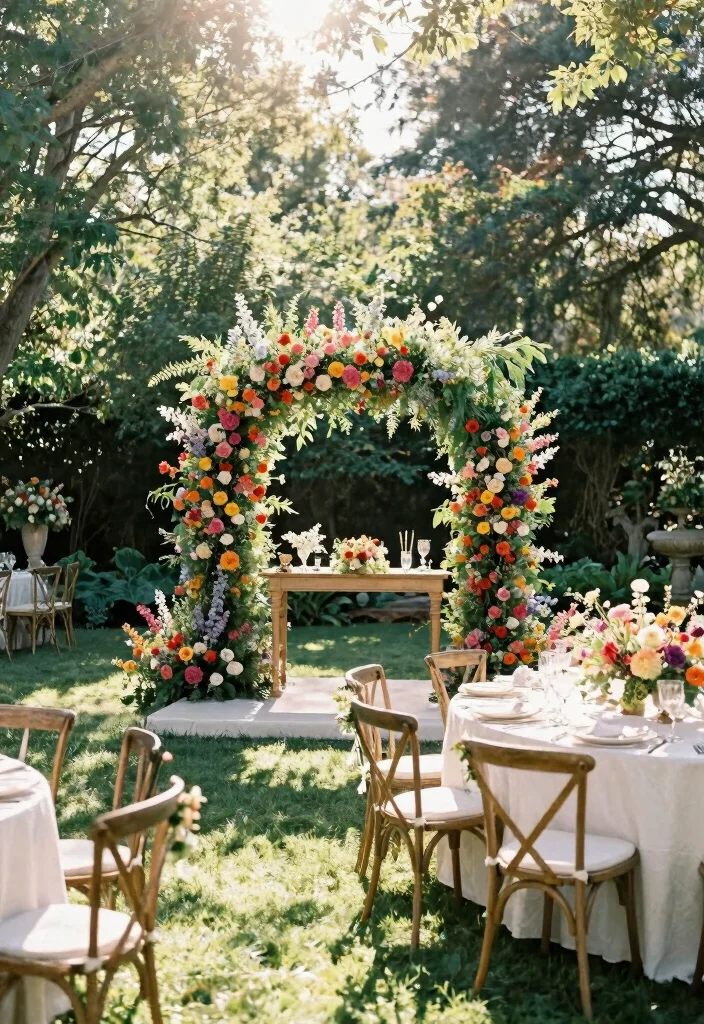 12 Wedding Ideas for Mature Couples for Elegant Meaningful Celebrations - 3. Elegant Garden Gatherings 1