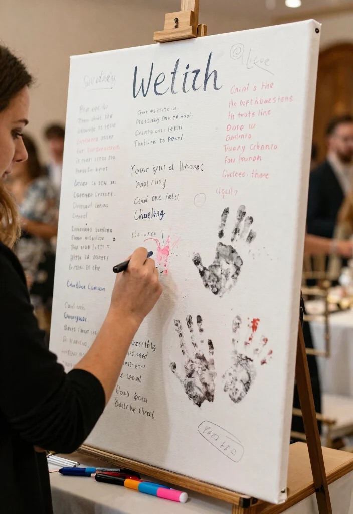 12 Wedding Party Game Ideas for Fun Interactive and Guest Friendly Moments - 12. Interactive Guest Book 1