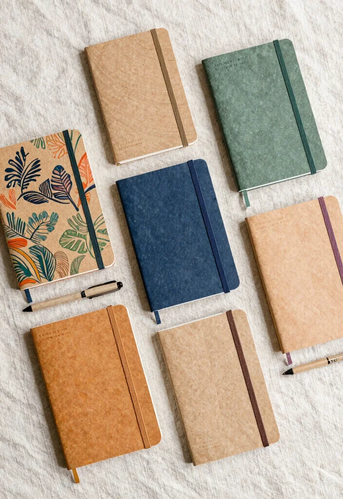 12 Wedding Welcome Gift Ideas for Thoughtful, Stylish, and Memorable Favors - 7. Eco-Friendly Notebooks 1