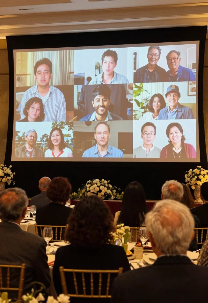 14 50th Anniversary Party Ideas for Elegant Meaningful Golden Celebrations - 8. A Video Montage 1