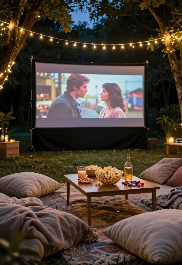 14 Anniversary Party Ideas for Memorable Elegant and Heartfelt Celebrations 45 14 Anniversary Party Ideas for Memorable Elegant and Heartfelt Celebrations - 5. Romantic Movie Night 1