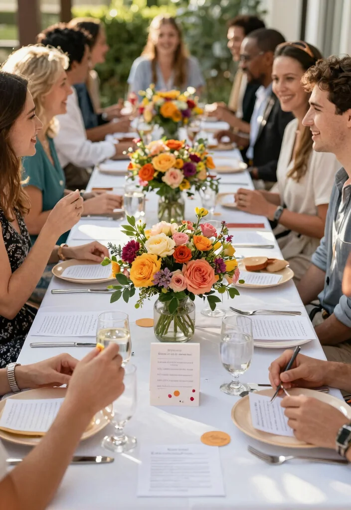 14 Bridal Shower Game Ideas for Fun Easy and Guest Friendly Entertainment - 10. Table Topics 1