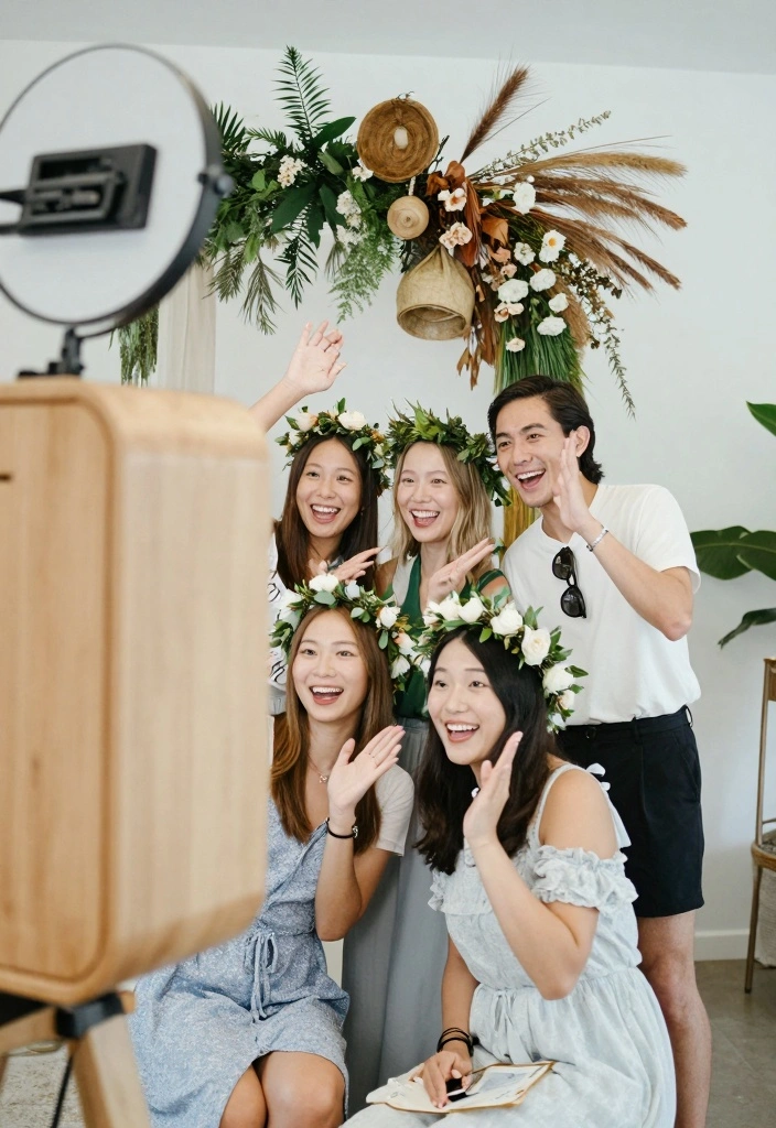 14 Bridal Shower Game Ideas for Fun Easy and Guest Friendly Entertainment - 12. Wedding-Themed Photo Booth 1