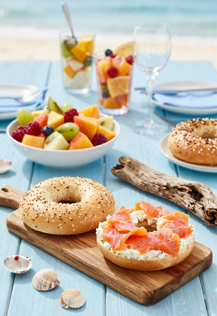 14 Brunch Bridal Shower Ideas for Delicious Stylish Midday Celebrations 100 14 Brunch Bridal Shower Ideas for Delicious Stylish Midday Celebrations - 10. Coastal Brunch Vibes 1