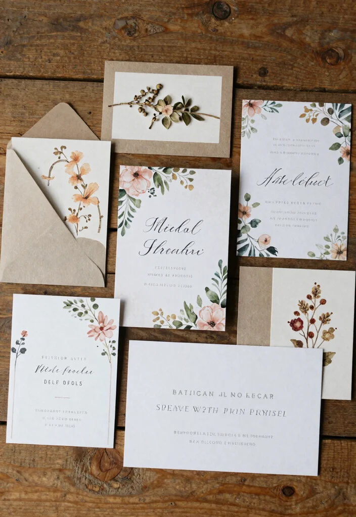 14 Brunch Bridal Shower Ideas for Delicious Stylish Midday Celebrations 133 14 Brunch Bridal Shower Ideas for Delicious Stylish Midday Celebrations - 13. Personalized Eco-Friendly Invitations 1